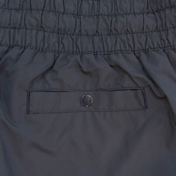 Vintage 90s Nike Track Pants Navy White Drawstring Sports Swoosh Logo Men's XL - Picture 5 of 7